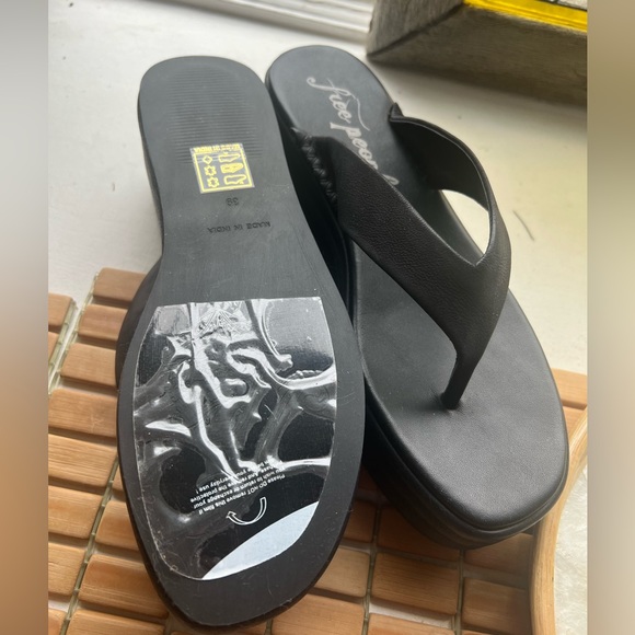 New leather platform Free People Sandals - Picture 3 of 3